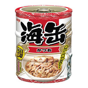 アイシア 海缶ミニ3P かつお 180g(60g×3缶) ウミカンミニ3Pカツオ180G