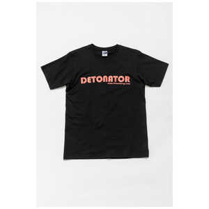 DETONATOR DeToNator オリジナルTシャツ2018 ロゴレッド Mサイズ ブラック DTNT01