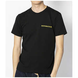 DETONATOR DeToNator オリジナルTシャツ2018 シンプル ロゴゴールド Mサイズ ブラック DTNT03