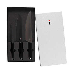 ファインクラフト 包丁 3本セット NiNJA cool kitchen ware 三徳包丁 牛刀 ペティナイフ NJ004