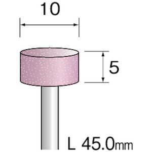 ミニター ミニモ PAピンク砥石＃120 φ10 (10本入) CA3392