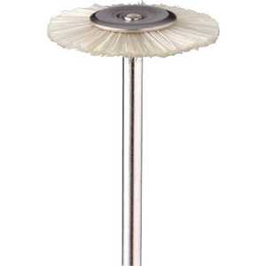 ミニター ミニモ 毛ブラシ ホイール 豚毛 ハード φ22 (10本入) FC1045