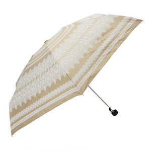スギタ HYGGE 晴雨兼用 5段マイクロ傘 50cm 27575.レースベージュ 5MICRO スギタ HYGGE 晴雨兼用 5段マイクロ傘 50cm 27575.レースベージュ 5MICRO