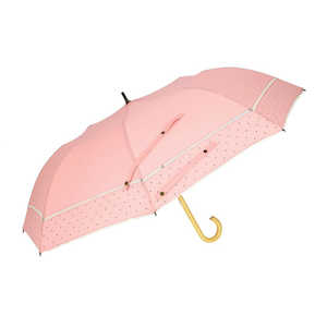 スギタ HYGGE 晴雨兼用 ショートワイド傘 55cm 切継ぎドットPK SHORTWIDE3 スギタ HYGGE 晴雨兼用 ショートワイド傘 55cm 切継ぎドットPK SHORTWIDE3