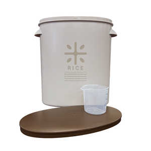 リバティコーポレーション 袋のまま 米びつ 5kg用 ライスストッカー ブラウンワームグレー LD-288 リバティコーポレーション 袋のまま 米びつ 5kg用 ライスストッカー ブラウンワームグレー LD-288