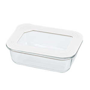 リバティコーポレーション 保存容器 ガラス 電子レンジ オーブン 食洗機 対応 耐熱 長方形 300ml New Style LD-692