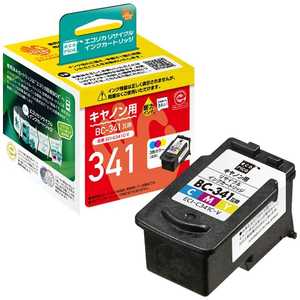 エコリカ キャノン BC-341(カラー)対応 リサイクルインクカートリッジ ECI-C341C-V エコリカ キャノン BC-341(カラー)対応 リサイクルインクカートリッジ ECI-C341C-V