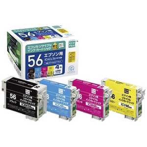 エコリカ IC4CL56交換エプソン用リサイクルインクカートリッジ ECI-E564/PBOX エコリカ IC4CL56交換エプソン用リサイクルインクカートリッジ ECI-E564/PBOX