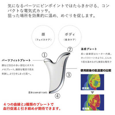 ボディ・フェイスケア AIMY ツカモトコーポレーション 美顔器 温感かっさ フェイスケア