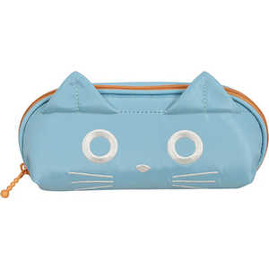 ノアファミリー 猫 メガネケース BGブルーグリーン J605