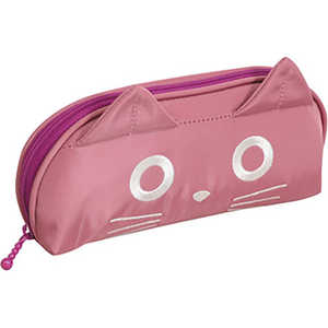 ノアファミリー 猫 メガネケース PK ピンク J605