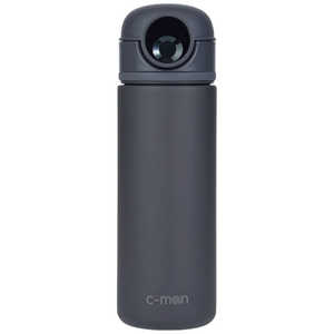 ハスラック シーモン(c-mon)指紋センサー付き真空断熱ボトル シアーブラック CM01-500SBK