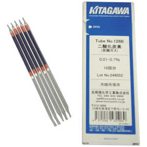光明理化学工業 検知管二酸化炭素(10本/箱) 126B 光明理化学工業 検知管二酸化炭素(10本/箱) 126B