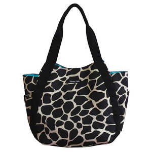 HALKARINS HannaHula ハンナフラ CMO-RTT ラウンドトートバッグ ジラフブラック HANNAROUNDTOTE HALKARINS HannaHula ハンナフラ CMO-RTT ラウンドトートバッグ ジラフブラック HANNAROUNDTOTE
