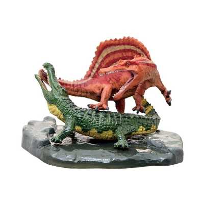 フェバリット 恐竜 スピノサウルス vs サルコスクス ミニモデル の通販