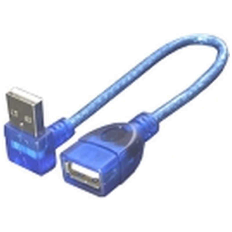 TFTECJAPAN TFTECJAPAN 0.2m[USB-A オス→メス USB-A]2.0ケーブル 下L型 USBA-CA20DL USBA-CA20DL