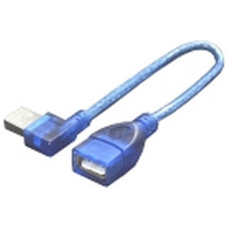 TFTECJAPAN TFTECJAPAN 0.2m[USB-A オス→メス USB-A]2.0ケーブル 左L型 USBA-CA20LL USBA-CA20LL