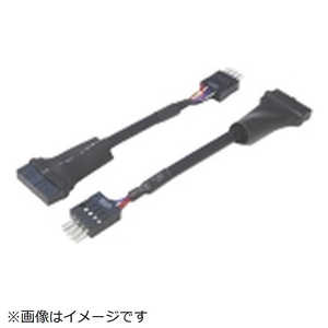 TFTECJAPAN M/B USB変換　USB3.0（20ピン)to2.0（10ピン）　ブラック MB-USB3/2