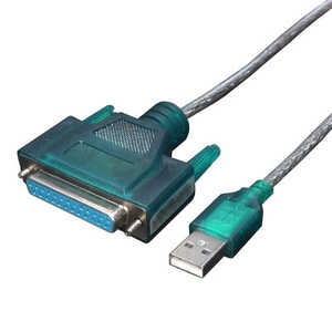 TFTECJAPAN [USB-A ⇔ パラレル(D-sub25ピン)]変換ケーブル USB-PL25