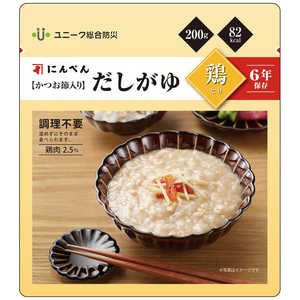 ユニーク総合防災 にんべん【かつお節入】だしがゆスタンドパック（鶏） 9003 食料#