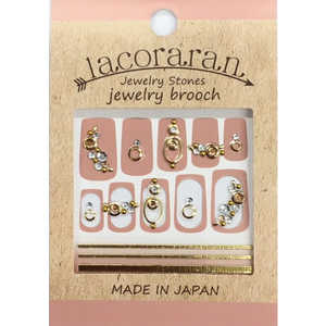 ビジョンネット lacoraran(ラコララン) 76 ジュエリーブローチ〔ネイルシール〕 