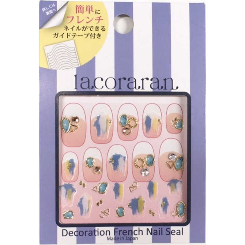 ビジョンネット ビジョンネット lacoraran(ラコララン) 26 ニュアンスターコイズ〔ネイルシール〕  