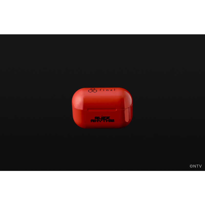 FINAL フルワイヤレスイヤホン [ノイズキャンセリング対応 / Bluetooth対応] バズリズムレッド ZE300 BUZZ ...