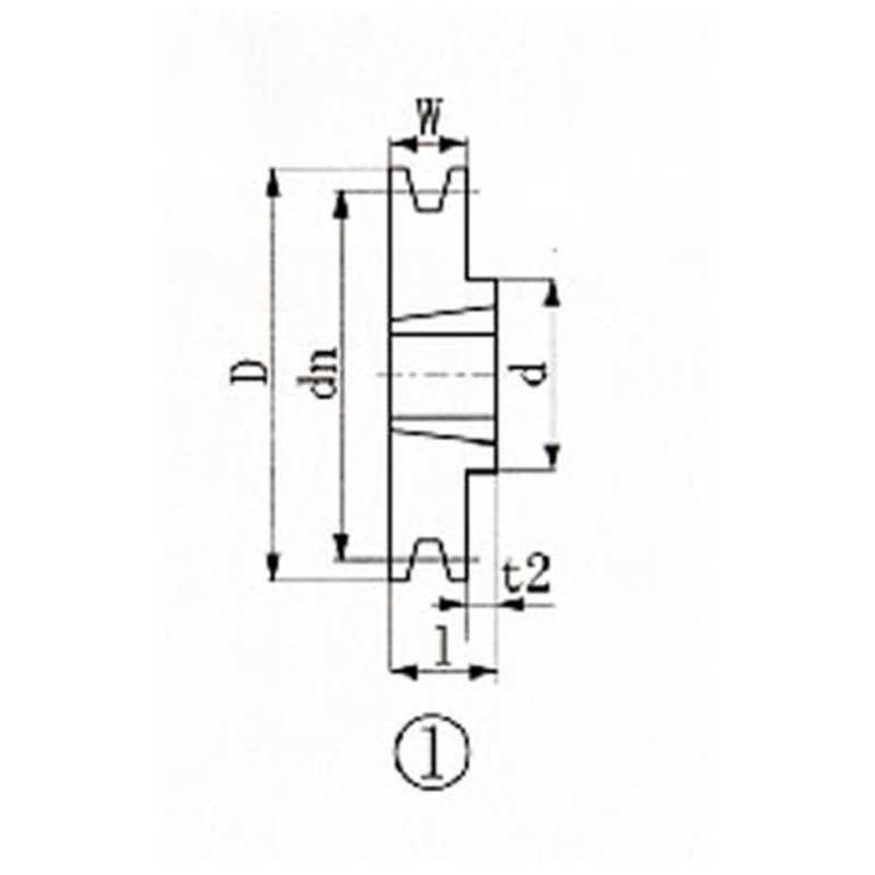 197-C-5　JIS Vプーリー　鍋屋バイテック（NBK） - 3