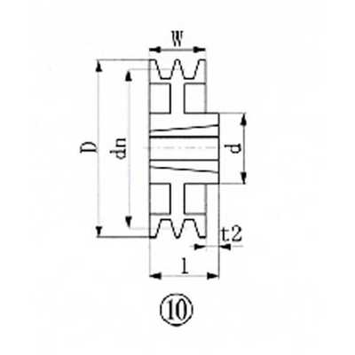 エバオン ＥＶＮ SPA315-2 ブッシングプーリー SPA 315mm 溝数2 SPA3152 EVER-ON ブッシングプーリー SPA-2 エバオン プッシングプーリー 通販