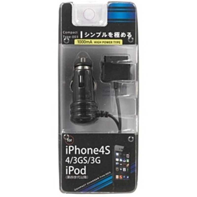 オズマ オズマ iPhone/iPod対応[Dock] DC充電器 (1m) ブラック IDC-05K IDC-05K