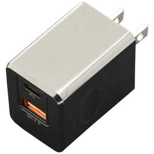 インプリンク PD&QC対応Type-C/1USBポートAC充電器20W IACC1UPD20SK インプリンク PD&QC対応Type-C/1USBポートAC充電器20W IACC1UPD20SK