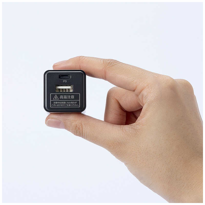 ビックアイデア ビックアイデア PDアダプター 30W ［2ポート(タイプA タイプC) / USB Power Delivery対応 / GaN(窒化ガリウム) 採用］ ブラック BIT-ACPD302AK BIT-ACPD302AK