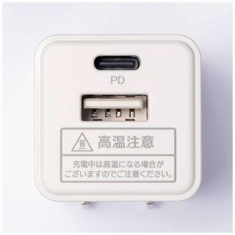 ビックアイデア ビックアイデア PDアダプター 30W ［2ポート(タイプA タイプC) / USB Power Delivery対応 / GaN(窒化ガリウム) 採用］ ホワイト BIT-ACPD302AW BIT-ACPD302AW