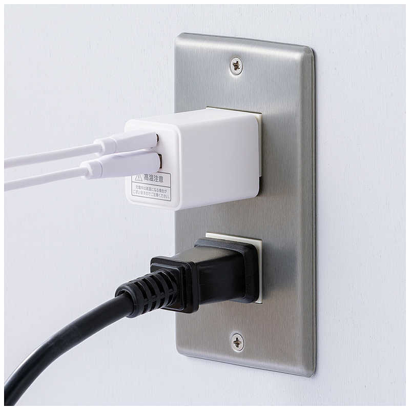 ビックアイデア ビックアイデア PDアダプター 30W ［2ポート(タイプA タイプC) / USB Power Delivery対応 / GaN(窒化ガリウム) 採用］ ホワイト BIT-ACPD302AW BIT-ACPD302AW