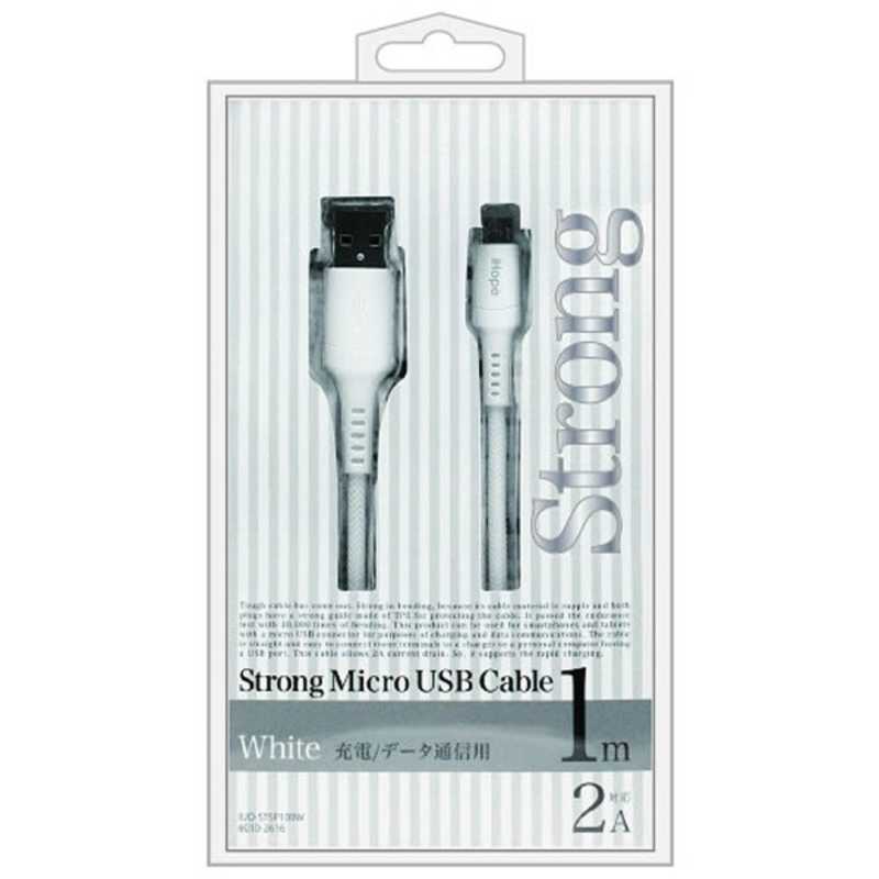 オズマ オズマ スマートフォン用 USB2.0ケーブル 充電･転送 2A (1m･ホワイト) IUD-STSP100W IUD-STSP100W