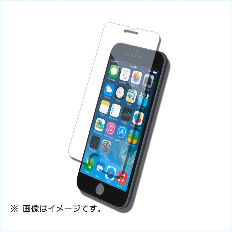マイキー マイキー iPhone8(7)用液晶保護ガラスシートフラットタイプ ハイスタンダードクリアー B03-23301TP B03-23301TP