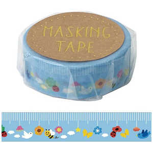 ワールドクラフト マスキングテープ15mm 定規 MT15011