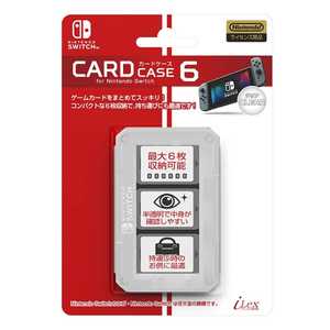 アイレックス （公式ライセンス商品）カードケース6 for ニンテンドーSwitch クリア ILXSW196(任天堂公式ライセンス商品)