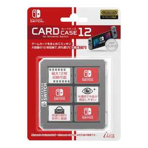 アイレックス （公式ライセンス商品）カードケース12 for ニンテンドーSwitch クリア ILXSW199 SWカードケース12クリア