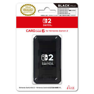 アイレックス カードケース6 for Nintendo Switch2 ブラック ILX2S393 アイレックス カードケース6 for Nintendo Switch2 ブラック ILX2S393