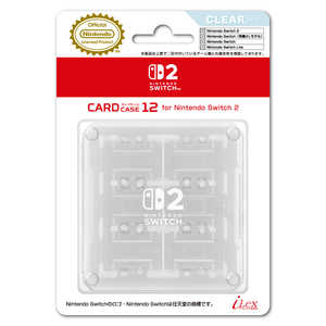 アイレックス カードケース12 for Nintendo Switch2 クリア ILX2S395 アイレックス カードケース12 for Nintendo Switch2 クリア ILX2S395