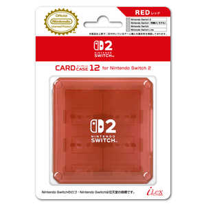 アイレックス カードケース12 for Nintendo Switch2 レッド ILX2S397 アイレックス カードケース12 for Nintendo Switch2 レッド ILX2S397
