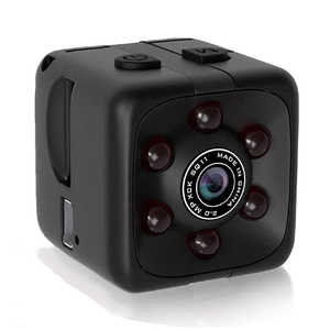 グローチャー フルHD超マイクロカメラ 1080P/140°広角レンズ/暗視モード/動体検知 専用クリップ/壁付け用ブラケット付属 ウェアラブルカメラ ［フルハイビジョン対応］ GeeCube-x1-bk