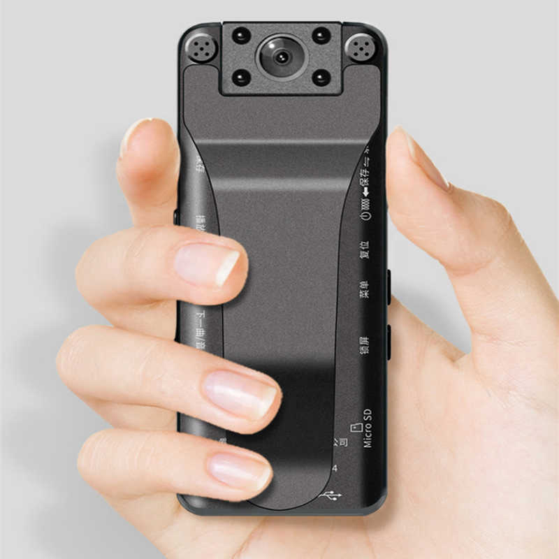 グローチャー グローチャー ミニカメラ 赤外線センサー付き 1080P/160°超広角レンズ/手振れ防止/暗視モード/ボイスレコーダー/動体検知 ウェアラブルカメラ Gloture［フルハイビジョン対応］ GeeGaze-x1-bk GeeGaze-x1-bk
