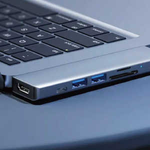 グローチャー マルチドック Gloture GeeHubX1 MacBookPro用 (4K HDMI/PowerDelivery/USB-C・USB-A 2ポート/USBハブ/SD/Micro SD) GeeHub-X1