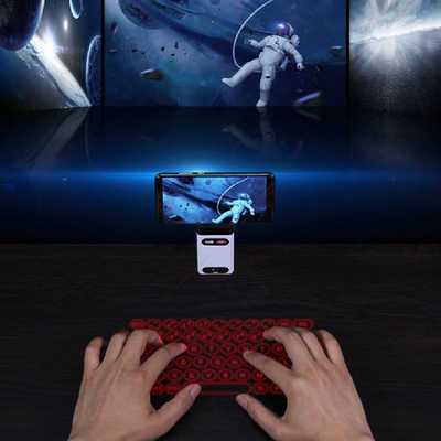 グローチャー キーボード 投影式(Android/iOS/Mac/Win) ［ワイヤレス