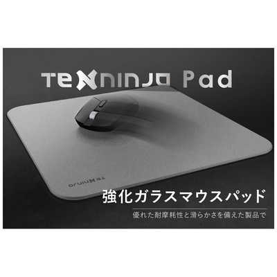 千田スマート TENNINJA ゲーミングガラスマウスパッド ホワイト 千田スマート TENNINJA ゲーミングガラスマウスパッド ホワイト