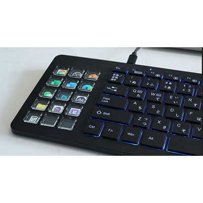 キーボード ショートカットキー搭載(Mac/Windows) ZEZ-keyboard ［有線 /USB］