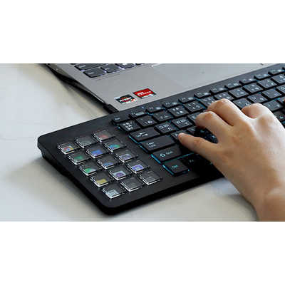 キーボード ショートカットキー搭載(Mac/Windows) ZEZ-keyboard ［有線 /USB］