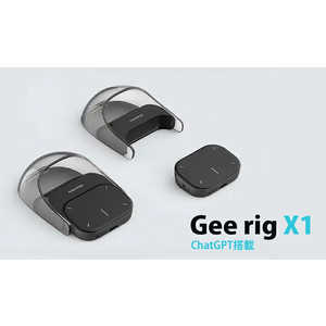 グローチャー マルチ機能スマートAIマウス GLOTURE [無線(ワイヤレス) / Bluetooth] ブラック GeeRigX1-BK